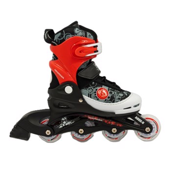 3K Adjustable Inline Skates - Red